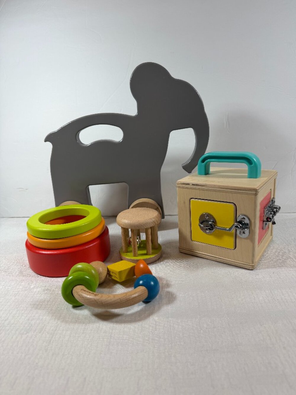 Lovevery And Manny & Simon Wooden Toy Bundle EUC